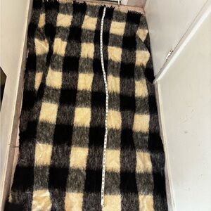 Mohair Glen Cree vintage blanket Scotland Throw Quilt Comforter duvet wrap